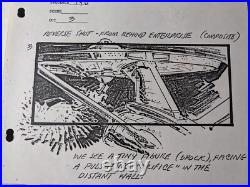 STAR TREK movie props 1979 Motion Picture STORYBOARDS production art! X1