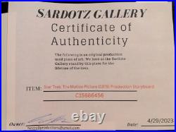 STAR TREK movie props 1979 Motion Picture STORYBOARDS production art! X1 STAR TREK movie props 1979 Motion Picture STORYBOARDS production art! X1