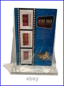 STAR TREK original TOS Filmclips Roddenberry Mission Log Plaque signet