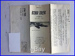 SUPER RARE VINTAGE Official ORIGINAL Star Trek Catalog #1 1968