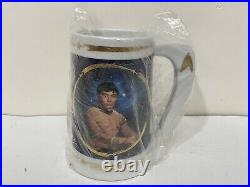 Set of 4 Hamilton Star Trek Tankard Collection USS Enterprise/Sulu/Scotty/Chekov