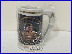 Set of 4 Hamilton Star Trek Tankard Collection USS Enterprise/Sulu/Scotty/Chekov