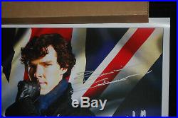 Sherlock Rare & Original Signed Poster Benedict Star Trek Avengers Cumberbatch
