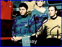 Signed 8x10 Original Star Trek Cast(Nimoy, Shatner, Takai, Kelley, Doohan) withCOA Signed 8x10 Original Star Trek Cast(Nimoy, Shatner, Takai, Kelley, Doohan) withCOA