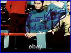 Signed 8x10 Original Star Trek Cast(Nimoy, Shatner, Takai, Kelley, Doohan) withCOA Signed 8x10 Original Star Trek Cast(Nimoy, Shatner, Takai, Kelley, Doohan) withCOA