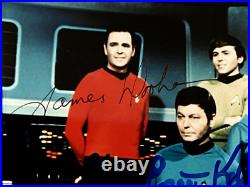 Signed 8x10 Original Star Trek Cast(Nimoy, Shatner, Takai, Kelley, Doohan) withCOA Signed 8x10 Original Star Trek Cast(Nimoy, Shatner, Takai, Kelley, Doohan) withCOA