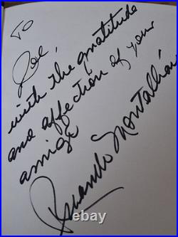Signed Inscribed REFLECTIONS A LIFE IN TWO WORLDS By Ricardo Montalban Star Trek