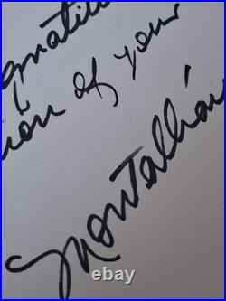 Signed Inscribed REFLECTIONS A LIFE IN TWO WORLDS By Ricardo Montalban Star Trek