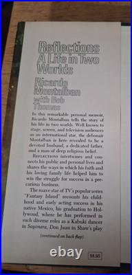 Signed Inscribed REFLECTIONS A LIFE IN TWO WORLDS By Ricardo Montalban Star Trek
