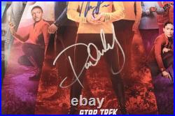 Signed Poster Star Trek Strange New Worlds 11x17 Jess Bush, Ethan Peck + COA