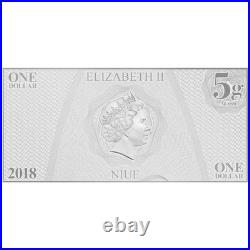 Silver Coin Note Star TrekT McCoy (5th) Original 2018 Series Niue 5gr BU