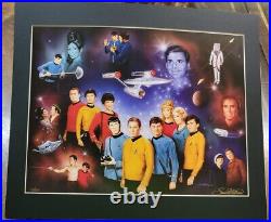 Sonia Hillios 1992 Star Trek Lithograph Signed 17/250