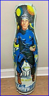 Spock Star Trek Punching BAG Inflatable Bop 1975 AHI PARAMOUNT Pictures Vintage