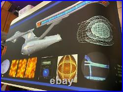 StAr TrEk prop the motion picture Enterprise refit MSDTranslight poly print Y