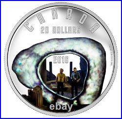 Star Trek 1 oz. Pure Silver Colored Coin The City on the Edge of Forever 2016