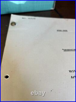 Star Trek 1967 Original Script Obsession From Helena Seabright Barbara Gordon