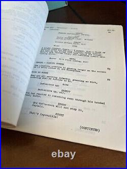 Star Trek 1967 Original Script Obsession From Helena Seabright Barbara Gordon