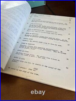 Star Trek 1967 Original Script Obsession From Helena Seabright Barbara Gordon