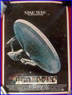 Star Trek 1979 Original Paramount USA Cinema Poster 25.5 X 18.5 Inches