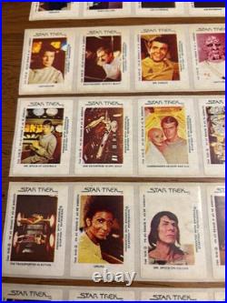 Star Trek 1979 Swizzels UK Complete (RARE) 54-card Set Original Star Trek 1979 Swizzels UK Complete (RARE) 54-card Set Original