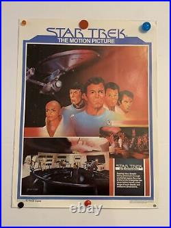 Star Trek 1979 rolled vintage 24x18 in store promo poster Coca-Cola