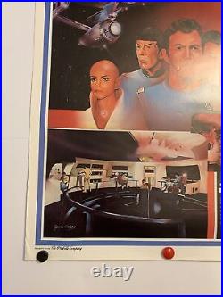 Star Trek 1979 rolled vintage 24x18 in store promo poster Coca-Cola