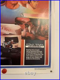 Star Trek 1979 rolled vintage 24x18 in store promo poster Coca-Cola