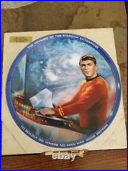Star Trek 1983 Original Series Hamilton Collection Plate Set of 9 Susie Morton