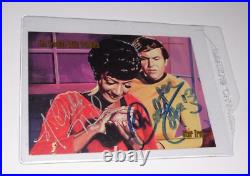 Star Trek 1993 card Signed by Nichelle Nichols & Walter Koening Master Series