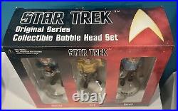 Star Trek 2005 Bobbleheads Kirk, McCoy, Spock Still In Original Box