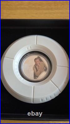 Star Trek 2015 Captain James T Kirk 1oz Silver Proof Coin with COA Perth Mint