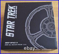 Star Trek 2015 Deep Space 9 1oz Silver Proof Coin with COA Perth Mint