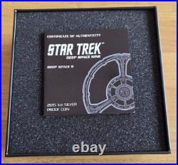 Star Trek 2015 Deep Space 9 1oz Silver Proof Coin with COA Perth Mint