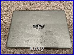 Star Trek 25th Anniversary, Checkers Set with COA and box, 1992 Franklin Mint
