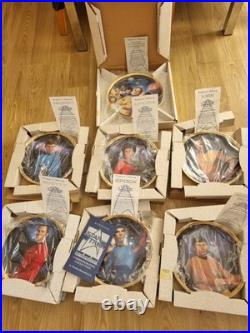 Star Trek 25th Anniversary Commemorative Hamilton Collection Plate No COA