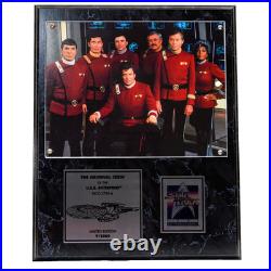 Star Trek 25th Anniversary Photo/plaque The Original Crew 009/5000 Ltd Edition