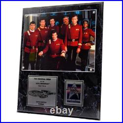 Star Trek 25th Anniversary Photo/plaque The Original Crew 009/5000 Ltd Edition