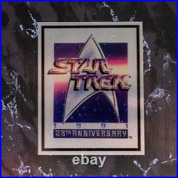Star Trek 25th Anniversary Photo/plaque The Original Crew 009/5000 Ltd Edition