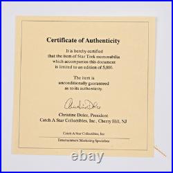 Star Trek 25th Anniversary Photo/plaque The Original Crew 009/5000 Ltd Edition