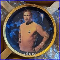 Star Trek 25th Anniversary Plate Set of 8 Signed by Uhura, Scotty, Checov, Sulu