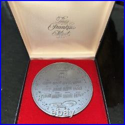 Star Trek 30 One Weekend on Earth-Franklin Mint 1996 Pure Pewter Medallion Coin