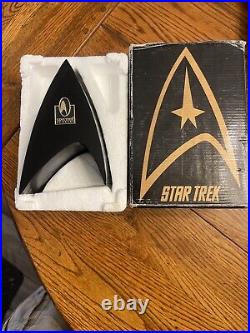 Star Trek 30th Anniversary Gold Pocket Watch Limited Ed 364/10000. Fossil 1996