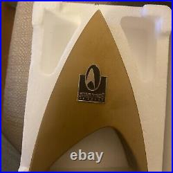 Star Trek 30th Anniversary Gold Pocket Watch Ltd Edition 198/1000. Fossil 1996