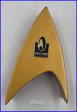 Star Trek 30th Anniversary Gold Pocket Watch Ltd Edition 912/1000. Fossil 1996