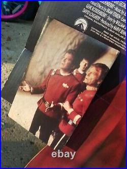 Star Trek 5 Final Frontier Original cardboard advertisement. William Shatner