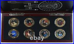 Star Trek 50th Anniversary Legacy Proof Coin Collection BRADFORD EXCHANGE MINT
