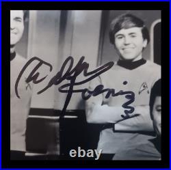 Star Trek 8×10 Promo Signed By 3 Original Cast Members