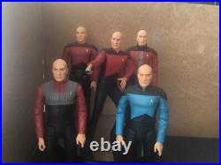 Star Trek Action Figure's Jean Luc Picard Fantastic X5 Figure's Set Star Trek Action Figure's Jean Luc Picard Fantastic X5 Figure's Set