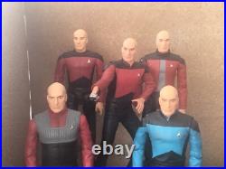 Star Trek Action Figure's Jean Luc Picard Fantastic X5 Figure's Set Star Trek Action Figure's Jean Luc Picard Fantastic X5 Figure's Set