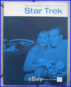 Star Trek Advance Information on 1966-67 Programming ORIGINAL NBC PROMO booklet